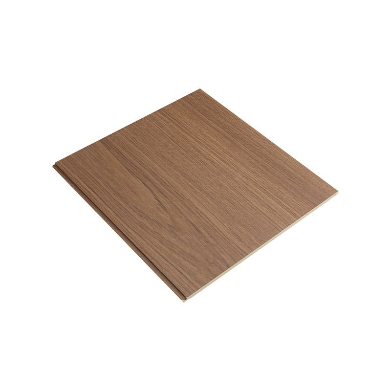 Modernes schallabsorbierendes 3D-Wandpaneel aus Holz und Kunststoff für das Wohnzimmer