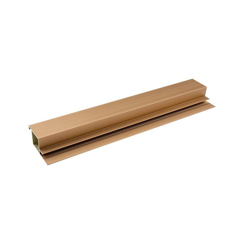 Beleuchtete Aluminium-Wandprofile auf zwei Ebenen